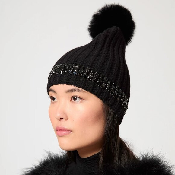 Adrienne Landau | Accessories | Jewel Embellished Beanie  display picture 1